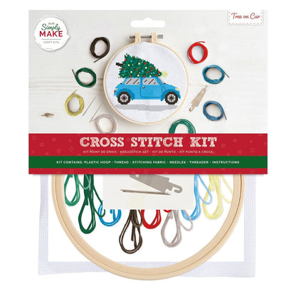 Cross Stitch Kit Sewing Craft Childrens Adults Docrafts Simply Make Large 20 Designs UK Seller