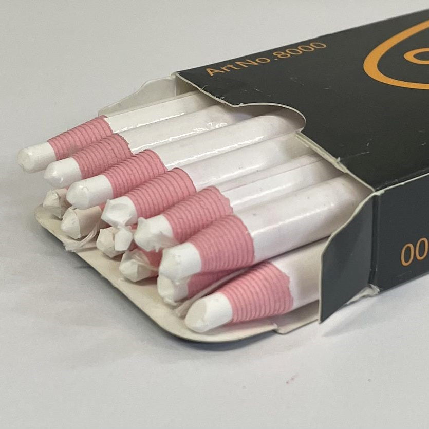 Wax China Marker Pencils Pack Of 12 Chinagraph Wrapped Box 4 Colours