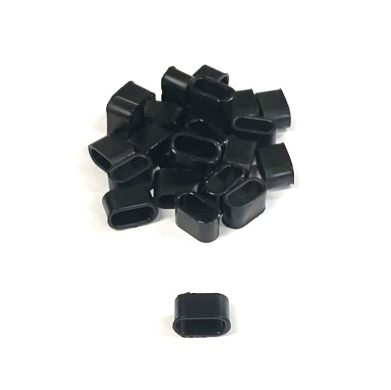 13mm Plastic Strap Keepers Loops Dog Collars Leads Straps Bags Webbing x1 - x100