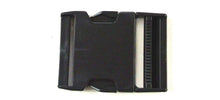Load image into Gallery viewer, 50mm Black Plastic Side-Release Buckles For Webbing Bags Straps Fastenings x10