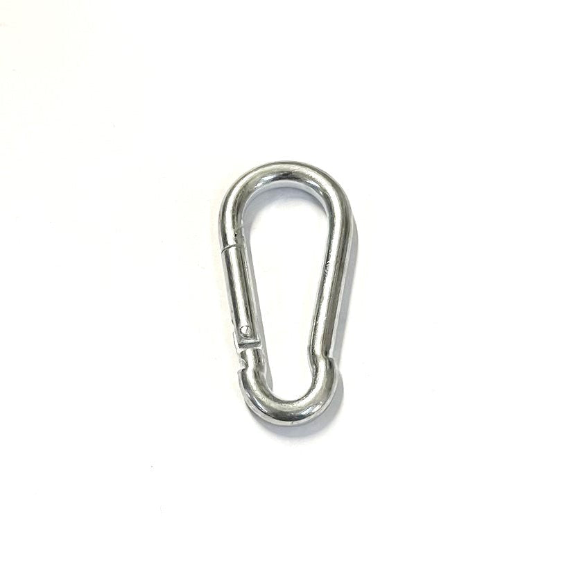 Carabiner Hook Snap Clip Spring Loaded Steel Carbine Karabiner 50mm - 80mm