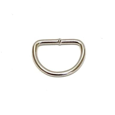 25mm Welded D-Rings 3mm Thick Nickel Plated For Bags Straps Dog Leads Crafts x10 x25 x50 x100