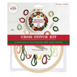 Cross Stitch Kit Sewing Craft Childrens Adults Docrafts Simply Make Large 13 Designs UK Seller