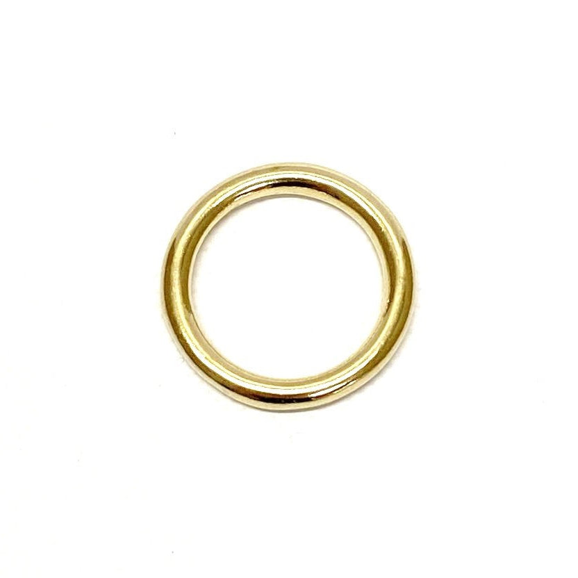 Solid Brass O-Rings 16mm 20mm 25mm 38mm 50mm For Dog Leads Collars Horse Reigns Leather Crafts x2 x5 x10 x25 x50