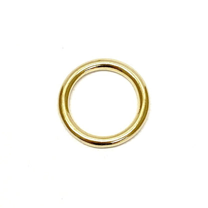Solid Brass O-Rings 16mm 20mm 25mm 38mm 50mm For Dog Leads Collars Horse Reigns Leather Crafts x2 x5 x10 x25 x50