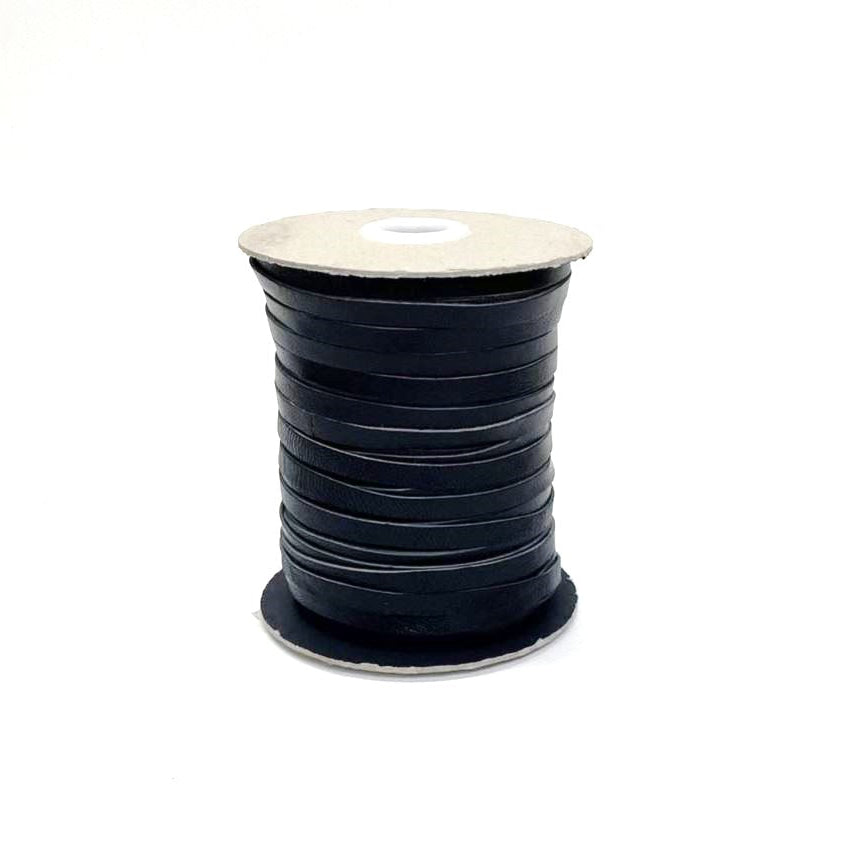 6mm Flat Genuine Leather Thonging Strip Laces Cord Various Colours And Lengths
