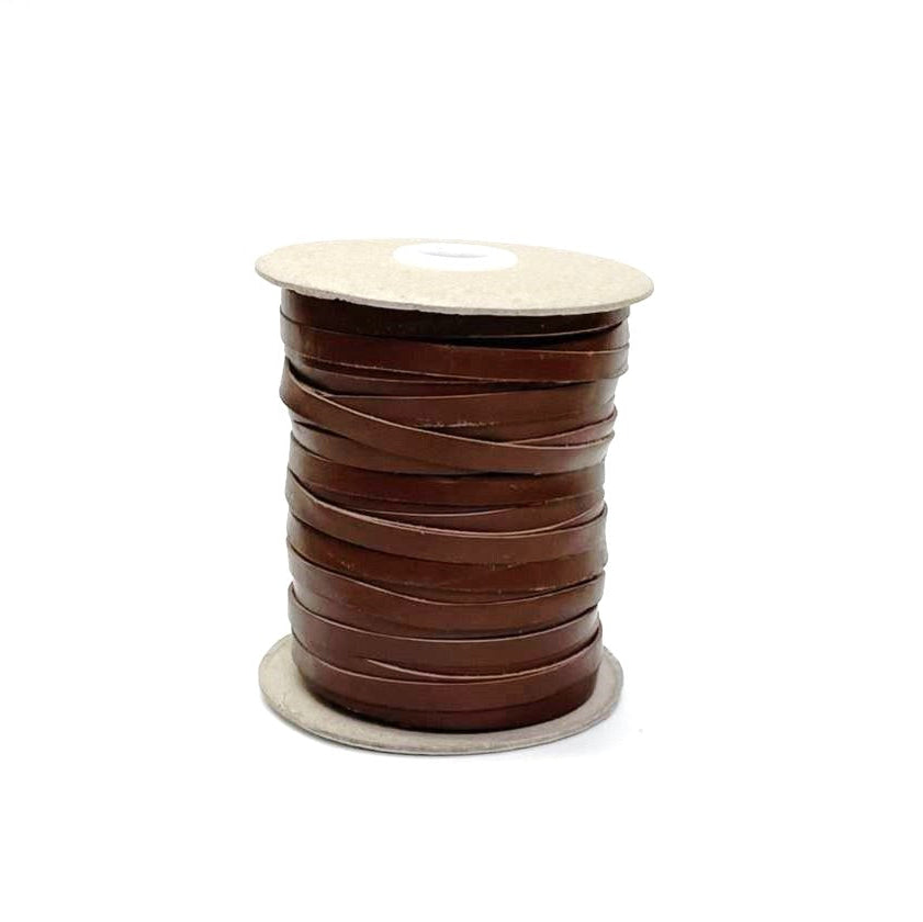 6mm Flat Genuine Leather Thonging Strip Laces Cord Various Colours And Lengths