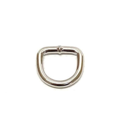 13mm Welded D-Rings 3mm Thick Nickel Plated For Bags Straps Dog Leads Crafts x10 x25 x50 x100