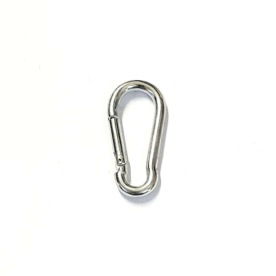 Carabiner Hook Snap Clip Spring Loaded Steel Carbine Karabiner 50mm - 80mm