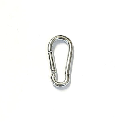 Carabiner Hook Snap Clip Spring Loaded Steel Carbine Karabiner 50mm - 80mm