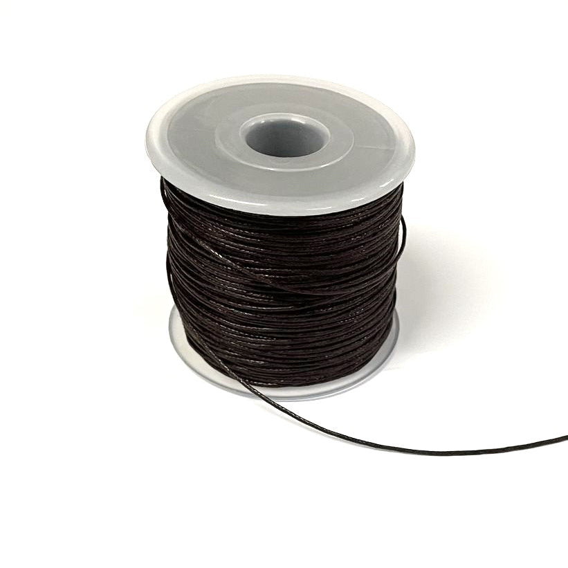 1mm Thonging Waxed Cord For Jewellery Bracelets Necklaces In 3 Colours And Various Lengths