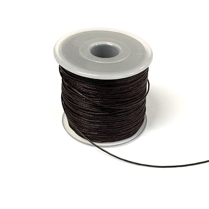 1mm Thonging Waxed Cord For Jewellery Bracelets Necklaces In 3 Colours And Various Lengths