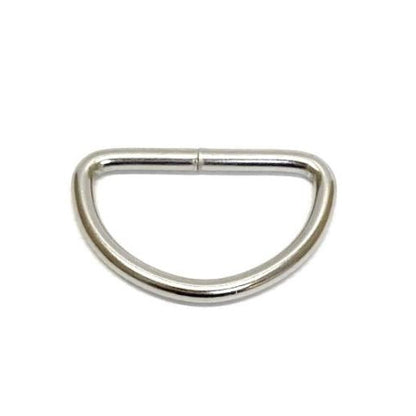 38mm Welded D-Rings 3mm Thick Nickel Plated For Bags Straps Dog Leads Crafts x10 x25 x50 x100