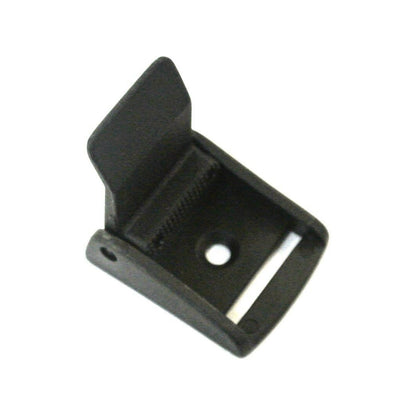 Black Plastic Cam Buckles Lever Flap 25mm Fastening Straps