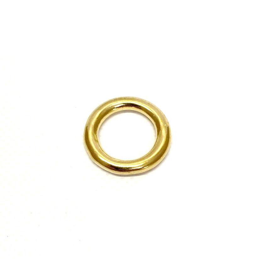 Solid Brass O-Rings 16mm 20mm 25mm 38mm 50mm For Dog Leads Collars Horse Reigns Leather Crafts x2 x5 x10 x25 x50