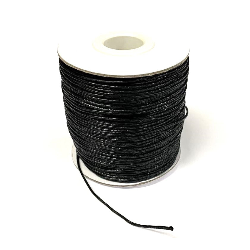 1mm Thonging Waxed Cord For Jewellery Bracelets Necklaces In 3 Colours And Various Lengths
