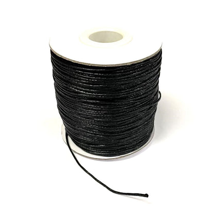 1mm Thonging Waxed Cord For Jewellery Bracelets Necklaces In 3 Colours And Various Lengths