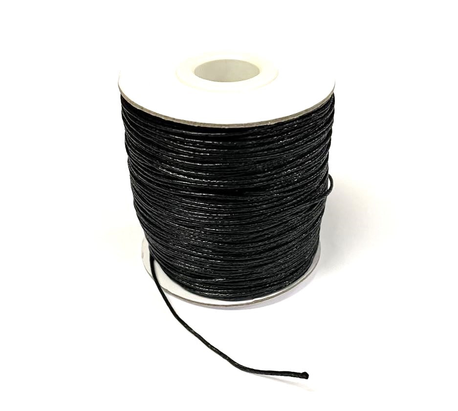 1mm Thonging Waxed Cord For Jewellery Bracelets Necklaces In 3 Colours And Various Lengths