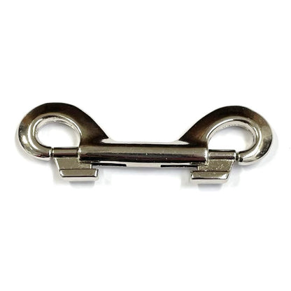 Double Ended Trigger Clips Hooks Solid Brass Brass Plated Nickel Plated