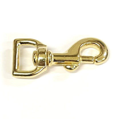 12mm 16mm 20mm 25mm Heavy Duty Solid Brass Trigger Clips Hooks Swivel x1 x2 x5 x10