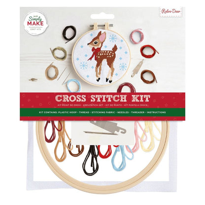 Cross Stitch Kit Sewing Craft Childrens Adults Docrafts Simply Make Large 20 Designs UK Seller