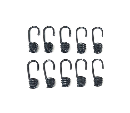 Plastic Coated Steel Wire Hooks 6mm 8mm 10mm For Bungee Shock Cord Rope Elastic