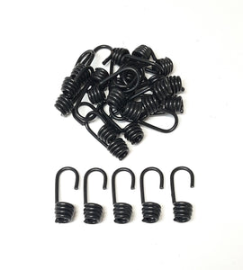 Plastic Coated Steel Wire Hooks 6mm 8mm 10mm For Bungee Shock Cord Rope Elastic