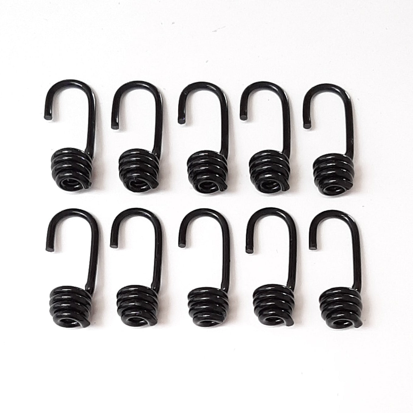 Plastic Coated Steel Wire Hooks 6mm 8mm 10mm For Bungee Shock Cord Rope Elastic