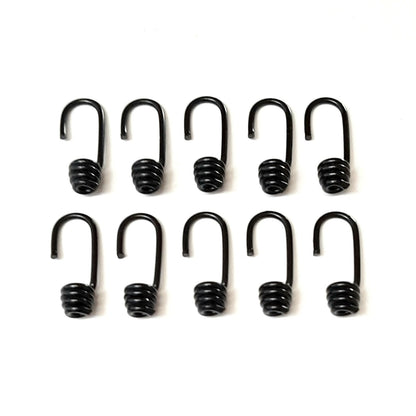 Plastic Coated Steel Wire Hooks 6mm 8mm 10mm For Bungee Shock Cord Rope Elastic