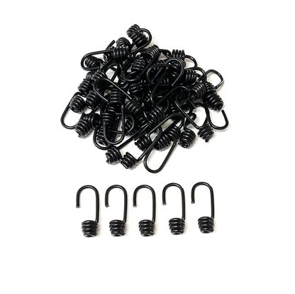 Plastic Coated Steel Wire Hooks 6mm 8mm 10mm For Bungee Shock Cord Rope Elastic