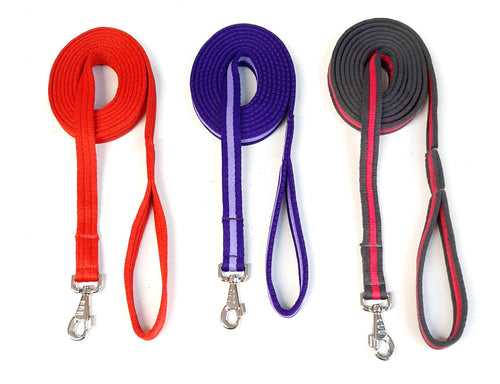 Horse Lunge Line Large Dog Training Lead Leash 5ft - 30ft Soft Cushioned Padded 25mm Air Webbing