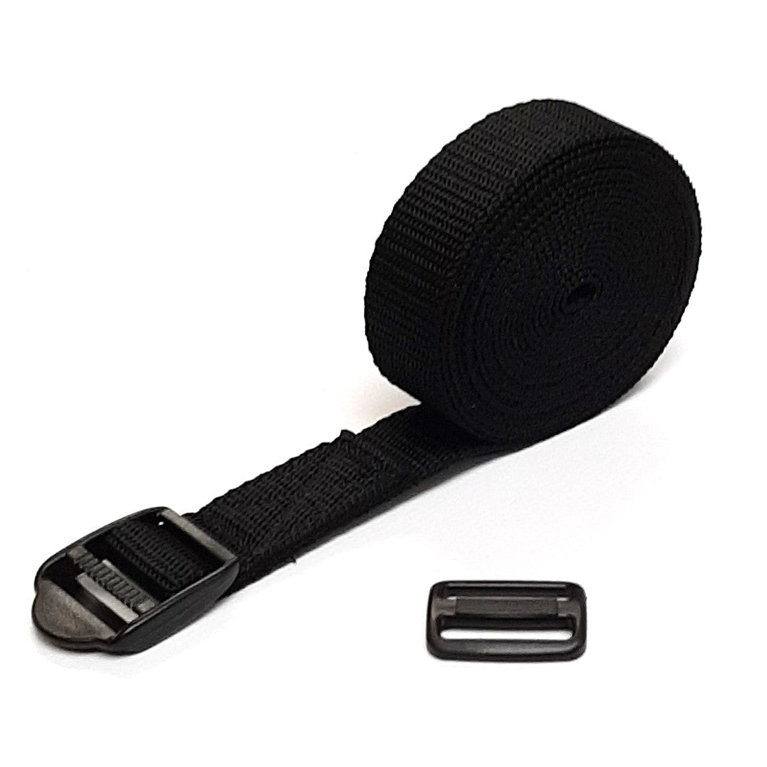 Buckle Straps Plastic Ladderlock 25mm Webbing 1m - 5m Long Tie Down Luggage Strap