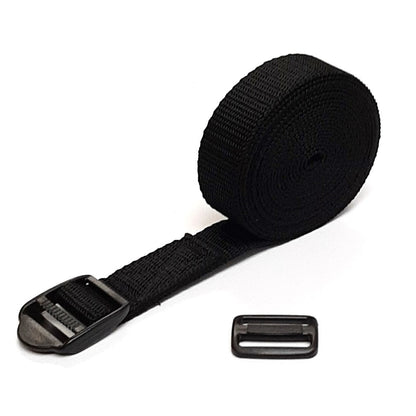 Buckle Straps Plastic Ladderlock 25mm Webbing 1m - 5m Long Tie Down Luggage Strap