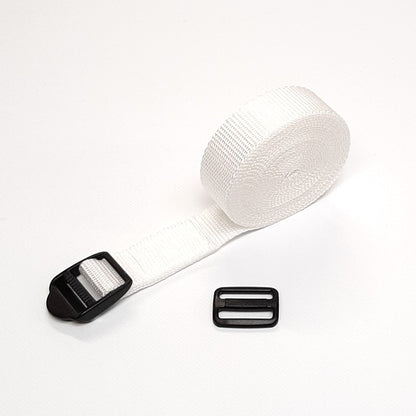 Buckle Straps Plastic Ladderlock 25mm Webbing 1m - 5m Long Tie Down Luggage Strap