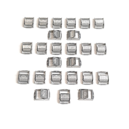 25mm Metal Cam Buckles Lock Lever Flap Webbing Straps Bags x2 x5 x10 x25 x50