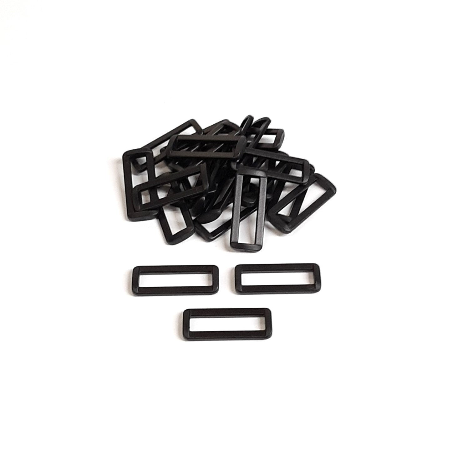 50mm Plastic 2 Bar Loop Buckles For Webbing Straps Bags Crafts x10 x25 x50 x100