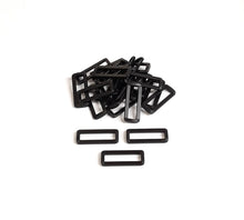 Load image into Gallery viewer, 50mm Plastic 2 Bar Loop Buckles For Webbing Straps Bags Crafts x10 x25 x50 x100