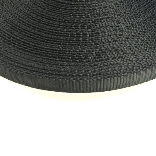 16mm Wide Webbing In Black 