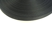 Load image into Gallery viewer, 20mm Wide Webbing In Black In Various Lengths