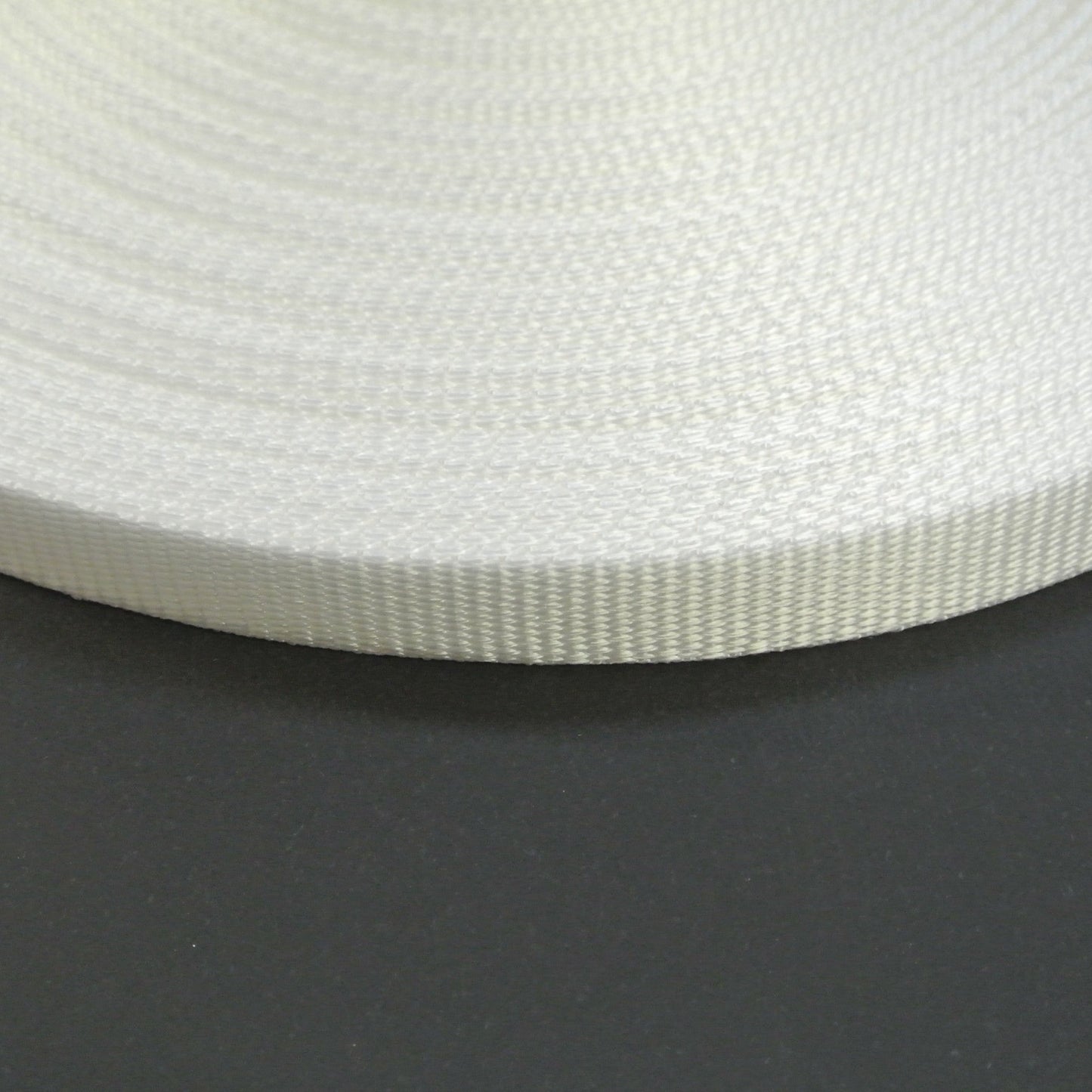 13mm Wide Webbing In White