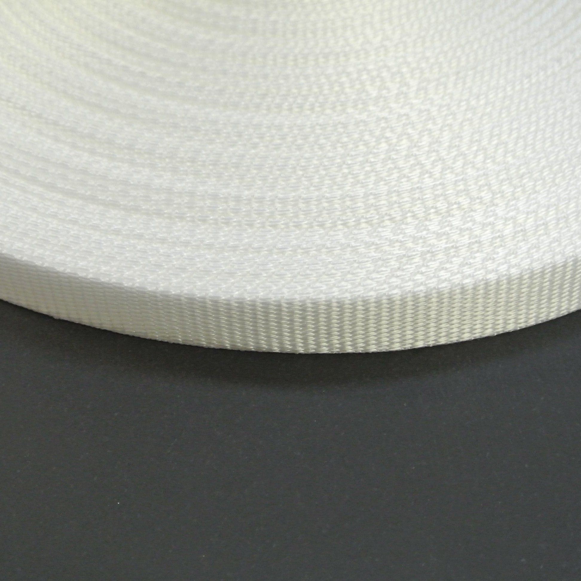 16mm Wide Webbing In White
