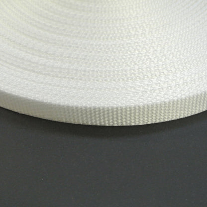 16mm Wide Webbing In White