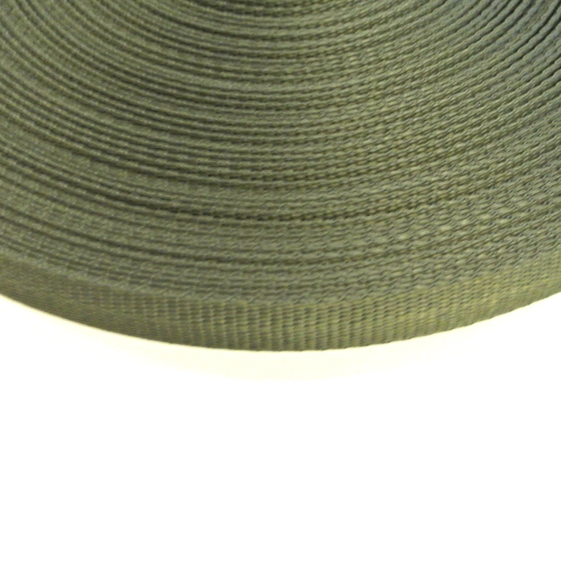 13mm Wide Webbing In Olive Green