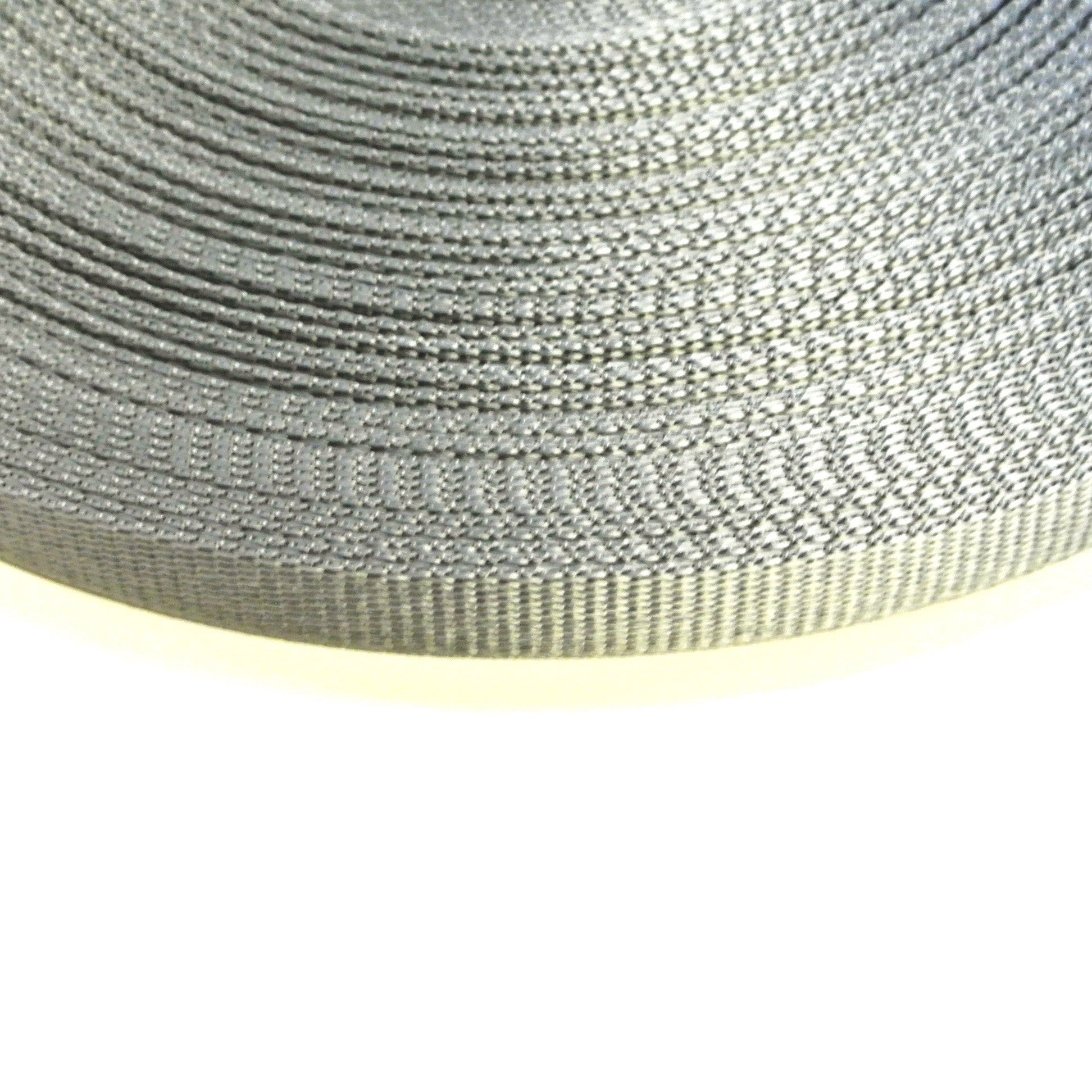 13mm Wide Webbing In Silver/Grey