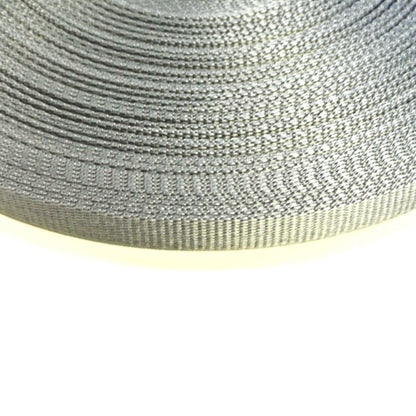 13mm Wide Webbing In Silver/Grey