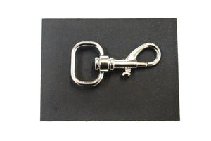25mm Light Swivel Trigger Clips Hooks Nickel Plated Dog Leads Webbing Bags x1 - x50