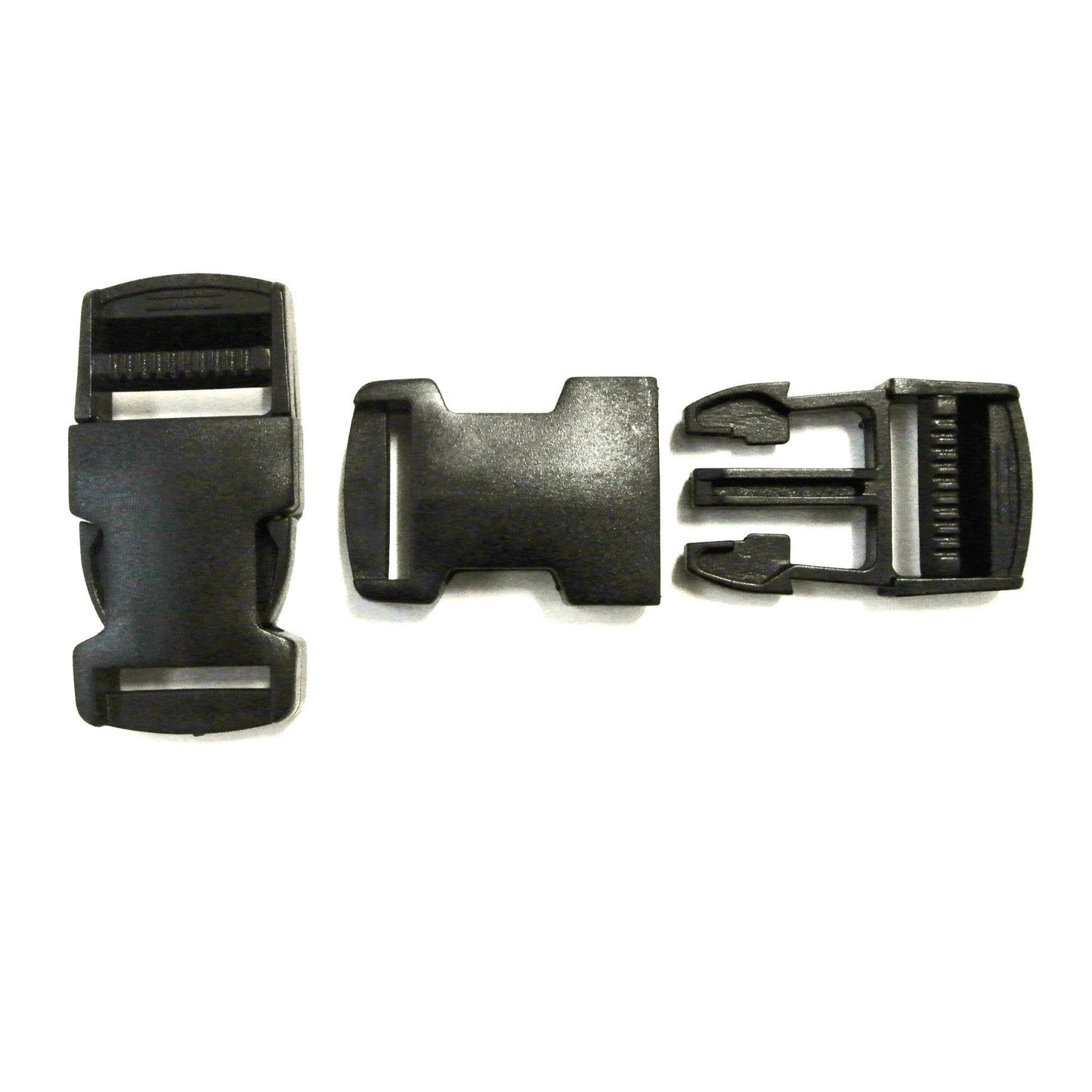 20mm 25mm 40mm 50mm Black Plastic Side Release Buckles For Webbing Bags Straps