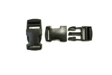 Load image into Gallery viewer, 20mm 25mm 40mm 50mm Black Plastic Side Release Buckles For Webbing Bags Straps