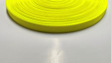 Load image into Gallery viewer, 25mm 20mm Polyester Webbing Fluorescent Yellow For Bags Straps And Leads