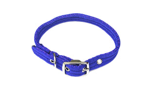 Adjustable Dog Puppy Collars 20mm Wide In Purple